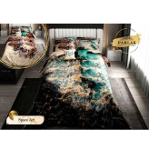 روتختی دونفره برندپارلاک دو رو کرم قهوه ای