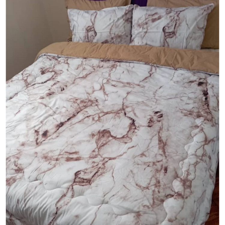 روتختی ماربل مرمر کرم قهوه ای زمینه سفید