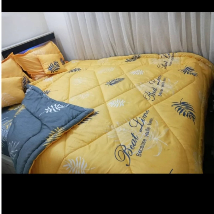 روتختی زرد طرح هاوایی یکنفره