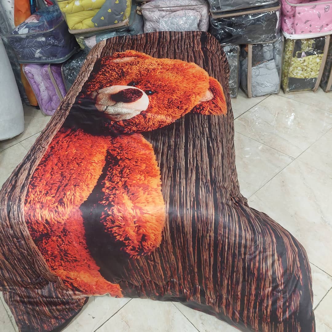 روتختی مخمل خرسی قهوه ای