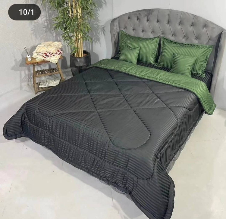 روتختی سبز مشکی دونفره هتلی