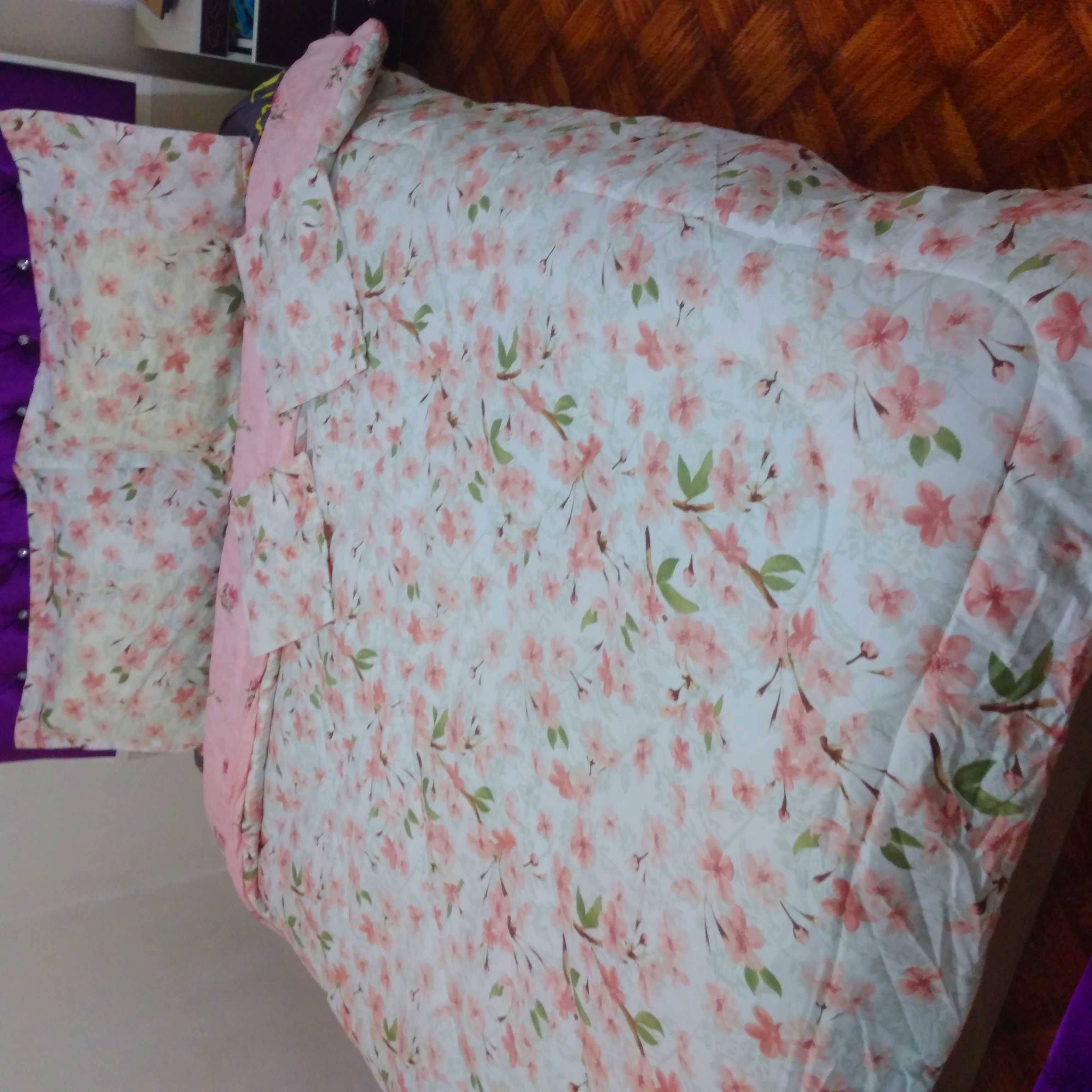 روتختی دو رو گل طورتی دونفره