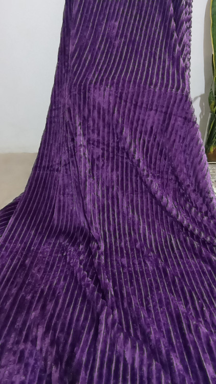 پتو۴فصل گرم بالا کرکره ای بنفش