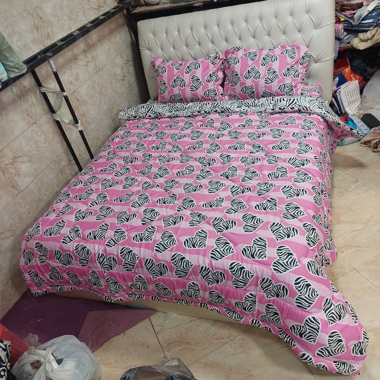 روتختی طرح قلب صورتی نوجوان یکنفره