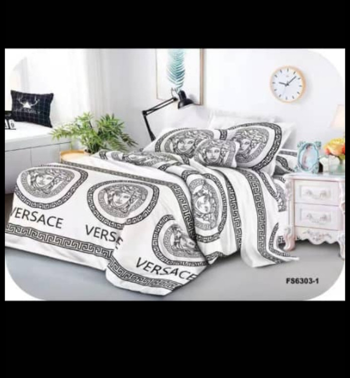 روتختی یکنفره ورساچه سفید ۴تکه