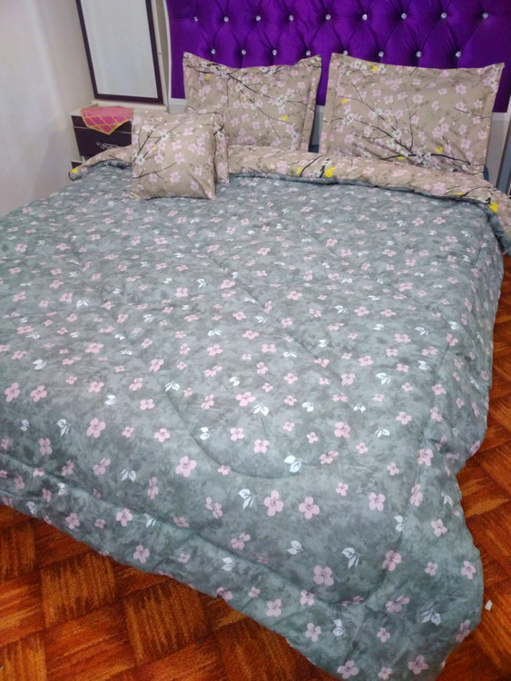 سرویس روتختی دونفره ۶ تکه طوسی