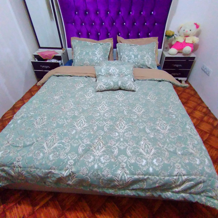 خرید روتختی دونفره ۱۰ تکه مخمل
